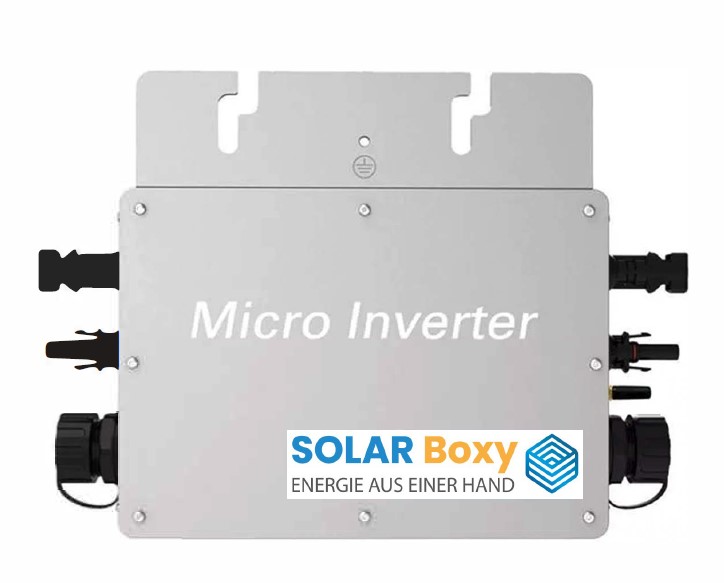 Solar Balkonkraftwerk 600 Watt ( 2 x 300 Watt ) inkl. Inverter und Aufhängung